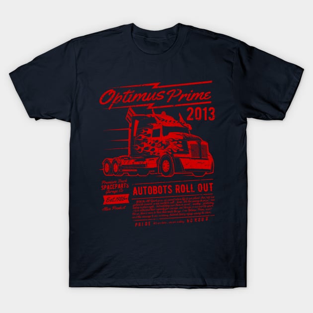 Space Truck T-Shirt by gastaocared